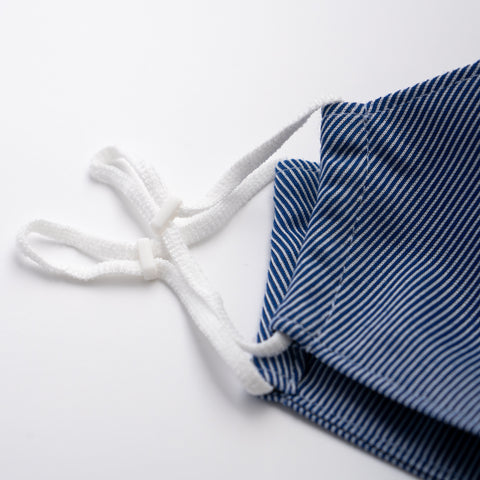 【夏用】洗える速乾マスク(Blue Stripe)