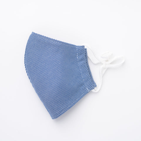 【夏用】洗える速乾マスク(Blue Stripe)